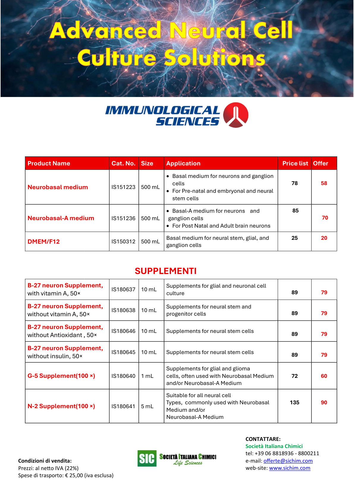 NEURAL CELL CULTURE MEDIUM